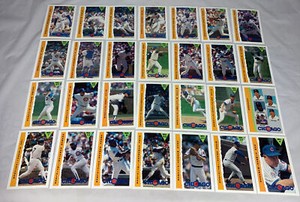 1990 Marathon Chicago Cubs Team Set Maddux, Sandberg, Dawson, Grace