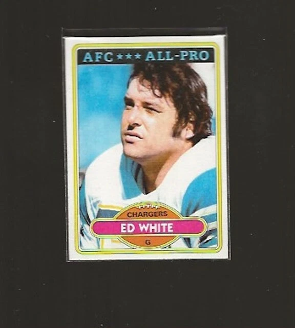 1980 TOPPS ED WHITE #190 NRMT HIGH GRADE - Image 1 of 1