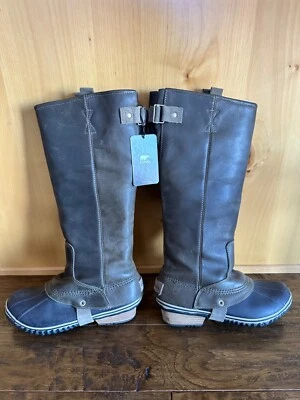 NUEVO SOREL SLIMPACK TALL 8.5 Equitación Nori Verde Impermeable RARO ETIQUETA NUEVA Foto 1 de 4
