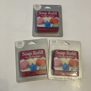 Soap Refills For Craft Soap Molds Lime Pink Horizon Group Lot of 3 - Picture 1 of 10