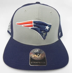 NUEVOS PATRIOTAS DE INGLATERRA NFL FÚTBOL 2 TONOS '47 MARCA VINTAGE GORRA GORRA SOMBRERO NUEVO CON ETIQUETAS - Imagen 1 de 9