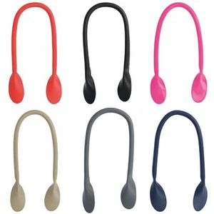 Pair of Bag Handles PU Handbag Purse Tote Strap Replacement Repair DIY 60cm Long - Picture 1 of 14
