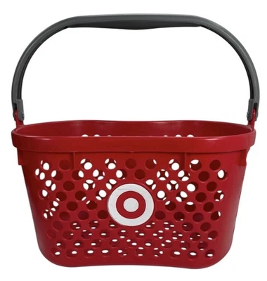Authentic Real Target Full Size Basket Handle Red Bullseye Logo Shopping - Image 1 of 3