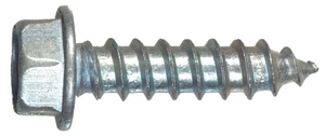 70329 14 Zoll x 5/8 Zoll Sechskant-Scheibenkopf Schlitz Blechschraube, 100er-Pack... - Bild 1 von 1