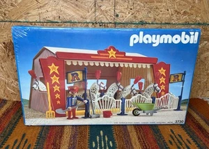 Playmobil 3730 circo vintage 1991 tenda cavalli nuovo sigillato in fabbrica - Foto 1 di 7