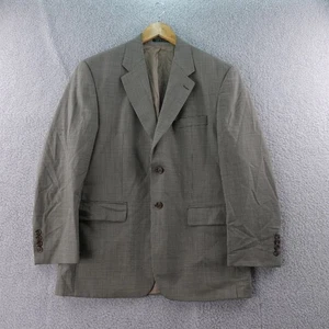 Lauren Ralph Lauren Mens 40S Houndstooth Wool Blazer Jacket Classic Fit USA Made - Picture 1 of 12