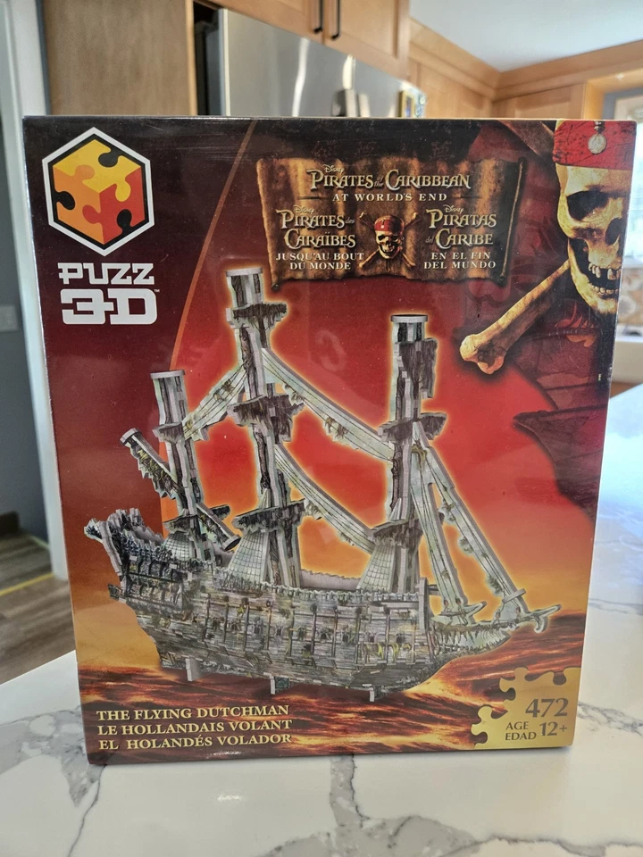 PUZZLE 3D FLYING DUTCHMAN DISNEY PIRATAS DEL CARIBE SELLADO DE FÁBRICA NUEVO Foto 1 de 3
