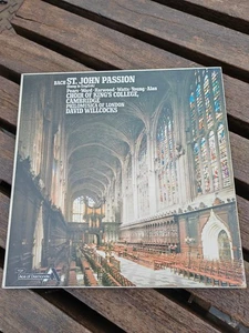 BACH - St. John Passion KINGS COLLEGE CHOIR -  Ex 3 LP Record Set - Bild 1 von 3