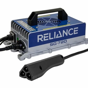 Cargador RELIANCE 48V para carro de golf E-Z-GO RXV/TXT/Valor |3 pines | alta frecuencia - Imagen 1 de 5