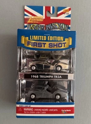 Johnny Lightning British Invasion First Shot 1958 Triumph TR3A Diecast   NIB - Image 1 of 3