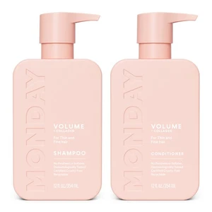 MONDAY HAIRCARE Volume Shampoo + Conditioner Set (2 Count) 12 oz. For Thin, F... - Picture 1 of 9