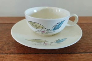 MCM Royal Windsor  Salem Biscayne China Cup & Saucer Set Vintage - Picture 1 of 2