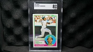 Topps Rickey Henderson #180 1983 atletismo SGC 8,5 - Imagen 1 de 6