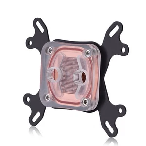 Computer PC CPU Water Cooling Block Waterblock Liquid Cooler 50mm Copper Base FY - Afbeelding 1 van 12