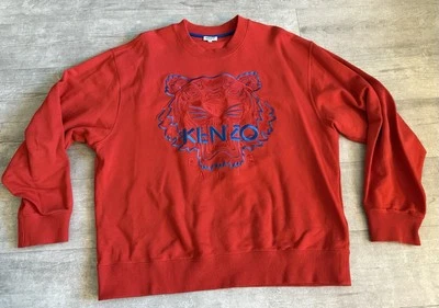 Suéter Rojo Kenzo Tiger Talla M Foto 1 de 4