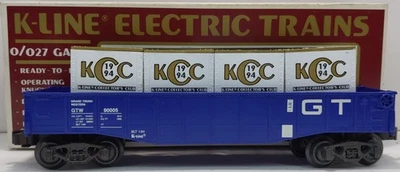 K-Line K90005IC O Gauge K-Line Collector's Club Gondola with Crates LN/Box - Image 1 of 4