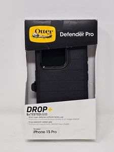 Otterbox Defender Protective Rugged Case for iPhone 15 PRO - Black USED - Photo 1 sur 3