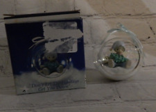 Precious Moments Glass Ball Christmas “Don’t Let The Holiday Get You Down “ 1993
