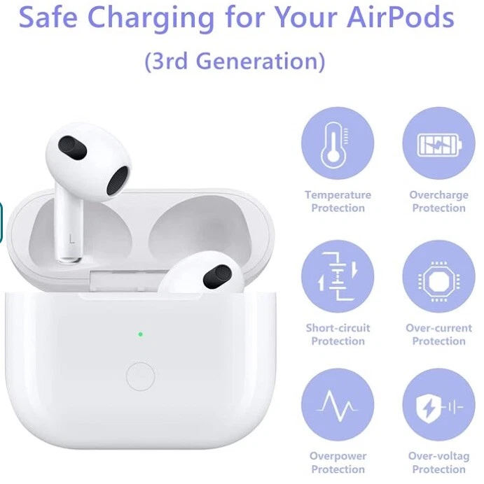 Estuche de carga de repuesto para AirPods 3ª generación Foto 1 de 2