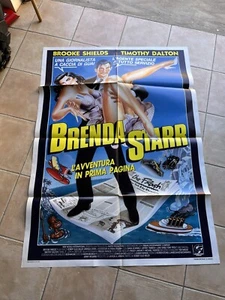 BRENDA STARR L'AVVENTURA IN PRIMA PAGINA azione R.E.Miller manifesto orig. 1989 - Foto 1 di 1