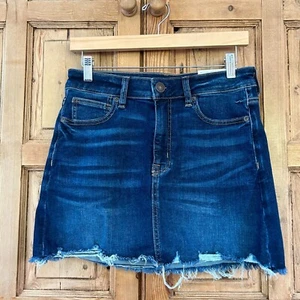 NUEVO CON ETIQUETAS American Eagle 6/28R Minifalda de tiro alto Falda Denim - Imagen 1 de 7