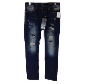 Remix by Rock Revival Distressed, Straight Leg Skinny Jeans. NWT. Size 30 - Picture 1 of 6