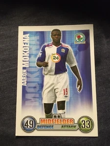 Match Attax 2007-08 Aaron Mokoena Blackburn Rovers - Picture 1 of 2