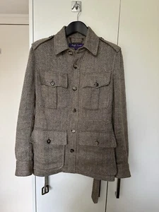 Ralph Lauren Purple Label Tasha Broken-Twill Field Jacket, Size 2, RRP £1,250 - Picture 1 of 10