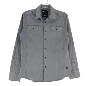 G-Star Raw Shirt Casual Formal New Prime Wave Striped Men's Size L - Picture 1 of 10