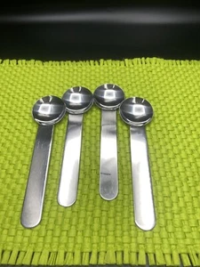 4 cucharas de sopa Sergio Asti ICM Lauffer Italia patrón Boca 7" - Imagen 1 de 19