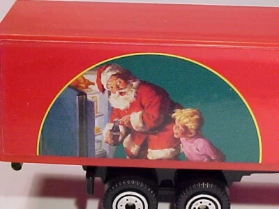 7.5 INCH Kenworth Xmas Christmas Coca-Cola Truck  Diecast 1/87 H0 Mint Loose - Image 1 of 4