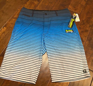 Men's Univibe Amphibious Land or Water Shorts Bathing Suit Swim Shorts Sz30 NEW