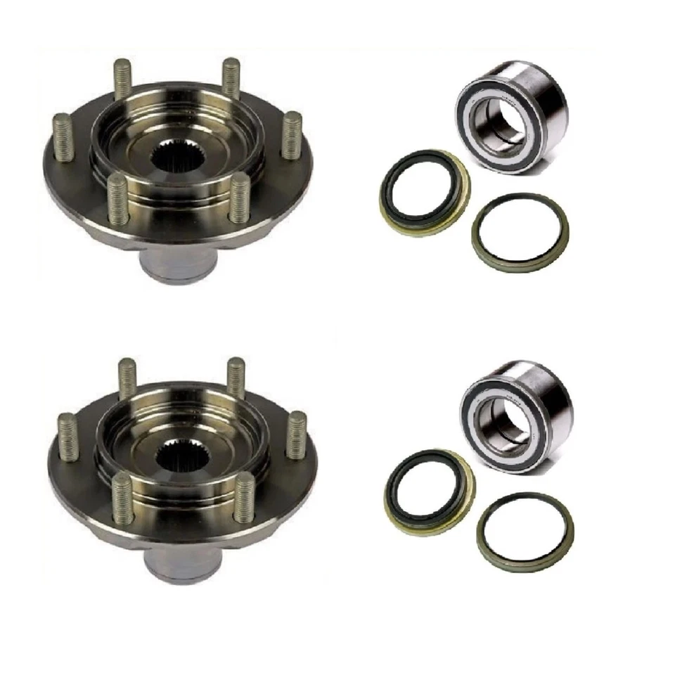 Buje de rueda delantera y cojinete y sello para Toyota Tundra 2000-2006 4x4 (par) Foto 1 de 1