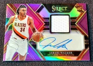 2023 Select Purple /99 RPA Jabari Walker Prizm Rookie Patch Auto RC #RJA-JWL - Picture 1 of 2