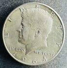 1/2 DOLLAR 1964 D USA ""Kennedy Half Dollar"" 12.5g .900 Silver KM#202 K210324H