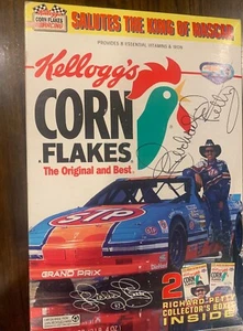 Richard Petty signierte Vintage Cornflocken Kellogg's Box 1992 Collection Edition - Bild 1 von 6