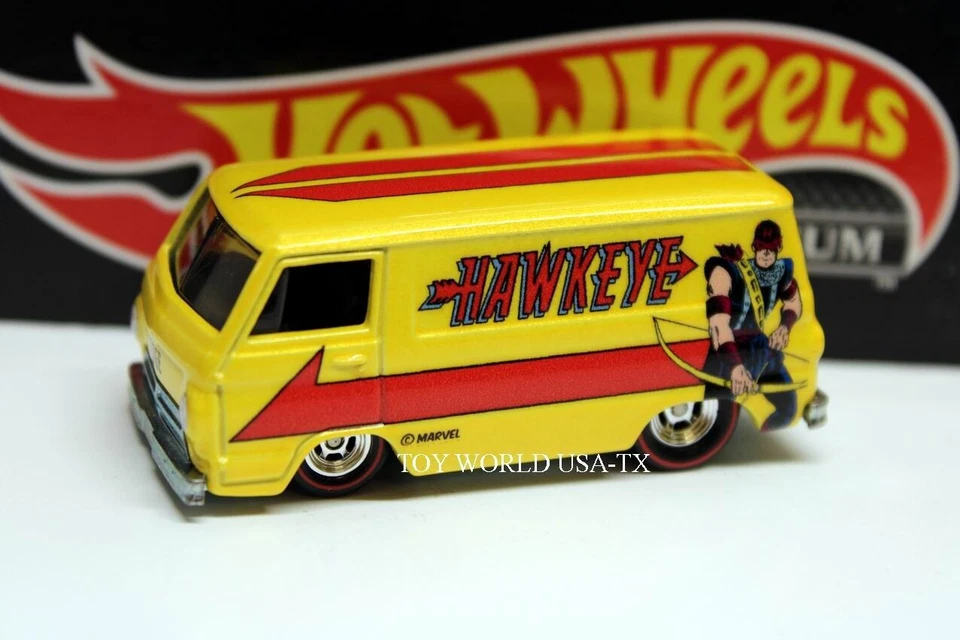 2016 Hot Wheels Pop Culture Marvel Premium '66 Dodge A100 Hawkeye - Image 1 of 1