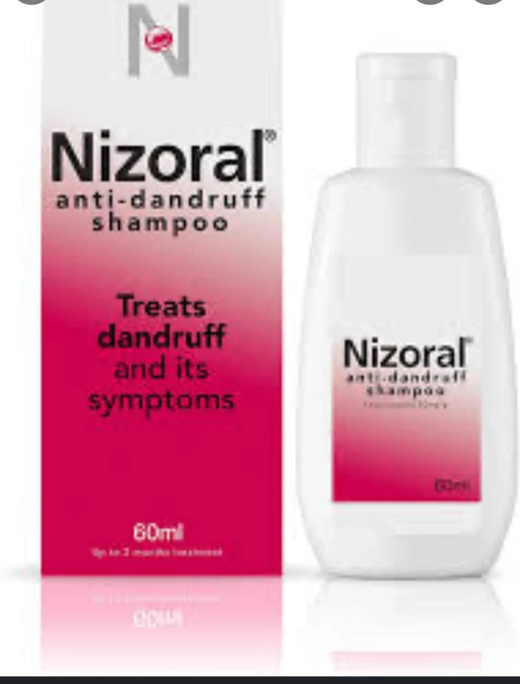 Nizoral Anti-Dandruff Shampoo, Treats and Prevents Dandruff - 60ml - 3 packs