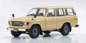 NEW KYOSHO 1/18 Toyota Land Cruiser 60 LC60 Diecast Car Model Toys Gifts Beige