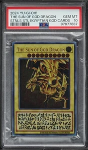 2024 Yu-Gi-Oh! The Sun of God Dragon Winged Ra Stainless Steel PSA 10 GEM - Picture 1 of 1