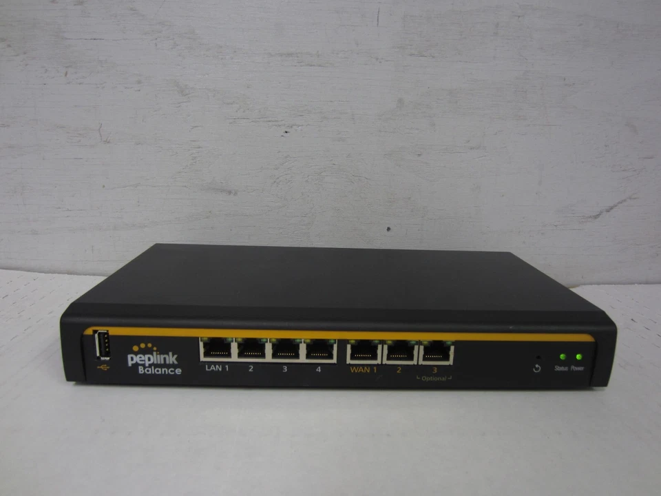 Peplink Balance 20 Dual-WAN 4 port GE LAN Switch 4G LTE/3G Modem 150Mbps BPL-021 - Image 1 of 4
