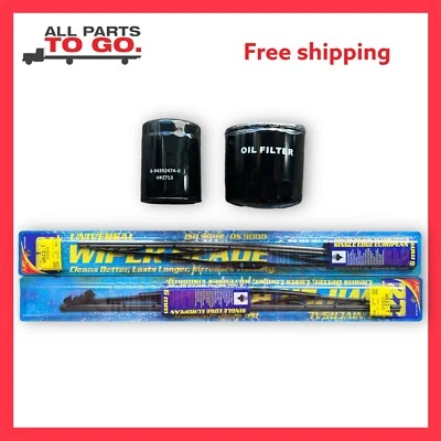 KIT MAITANANCE PARA ISUZU NPR, NQR, GMC, W4500 ACEITE + FILTROS DE COMBUSTIBLE + LIMPIAPARABRISAS 99-2007 Foto 1 de 2