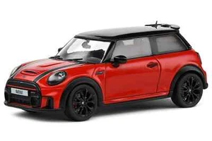 1/43 Mini Cooper John Works JCW F56 2023 Red Diecast Model Car Solido S4315001 - Picture 1 of 6