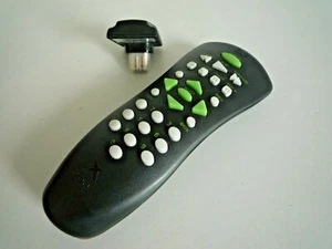 MICROSOFT ORIGINAL XBOX MULTIMEDIA DVD REMOTE CONTROL & DONGLE - Picture 1 of 4