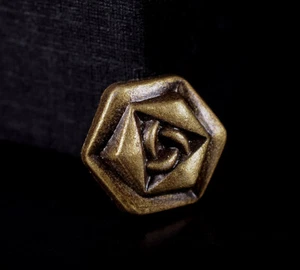 30X Retro Brass Cute Rose Flower Pattern Rivet Stud LeatherCrafts Decor Conchos - Picture 1 of 8