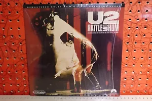 1995 U2 Rattle and Hum Album Music Video Laserdisc Movie w/ Jacket - Imagen 1 de 12