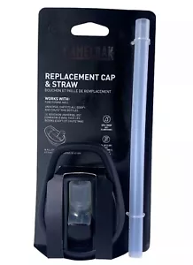 Camelbak tappo di ricambio e cannuccia adatto a tutte le bottiglie Eddy e Chute Mag Nero NUOVO - Foto 1 di 2