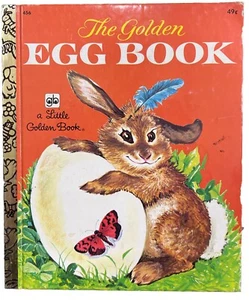 Vintage Little Golden Book The Golden Egg Book 1982 - Imagen 1 de 16