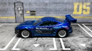 CUSTOM Blue Subaru BRZ Pandem • 2025 Hot Wheels • White Real Riders • JDM - Picture 1 of 5