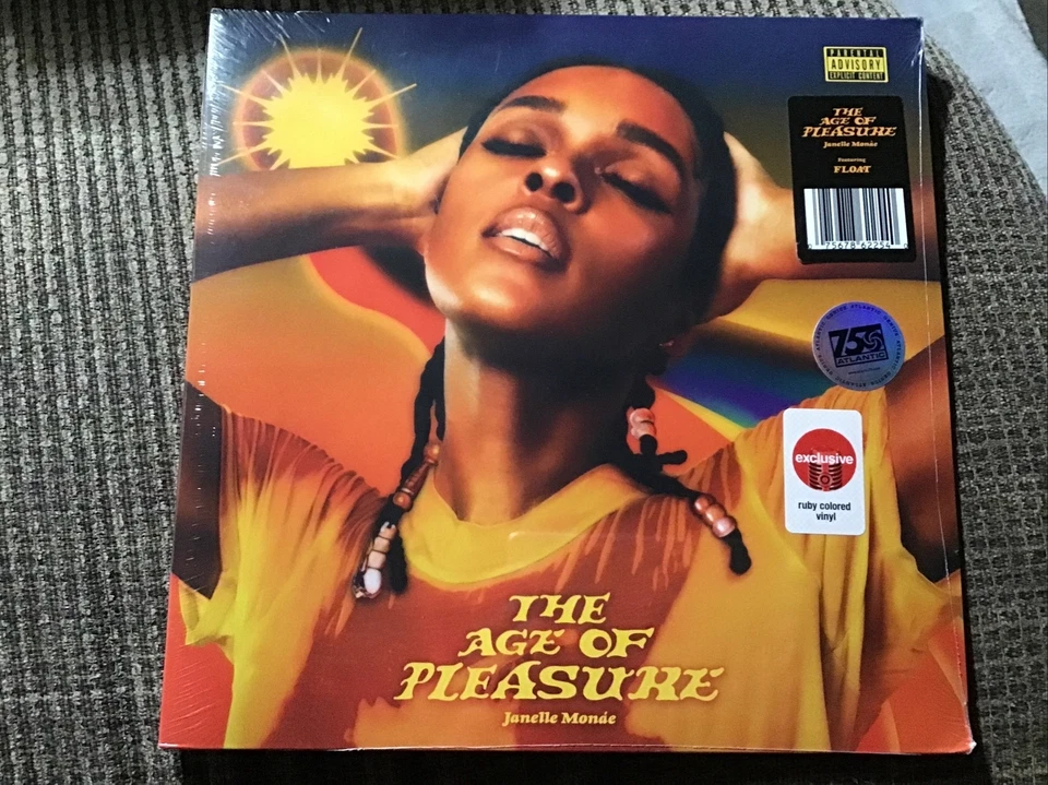 JANELLE MONAE THE AGENOF PLEASURE 2023 ATLANTIC PRINT TARGET RUBY VINYL